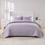Greenland Home Fashions Juego de Cama Tamaño King 3 piezas Gris Claro