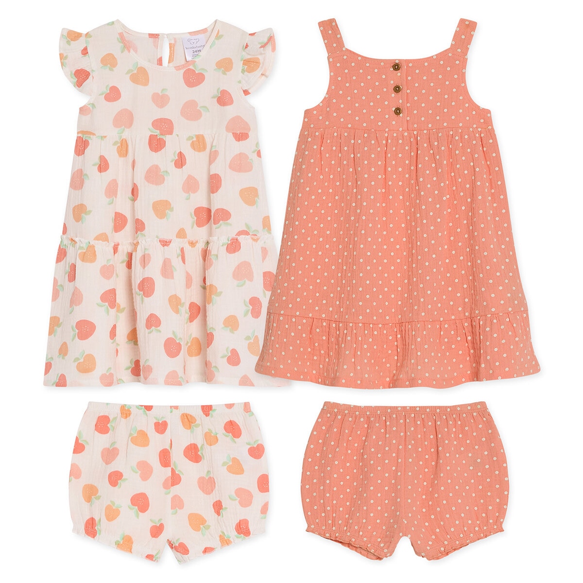 Koala Kids Conjunto para Niñas Rosa 24 Meses
