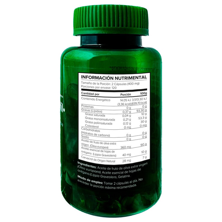 5H8 Aceite de Orégano con Aceite de Olivo 240 Cápsulas