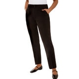 Mario Serrani Italy Pantalón para Dama Negro Extra Grande