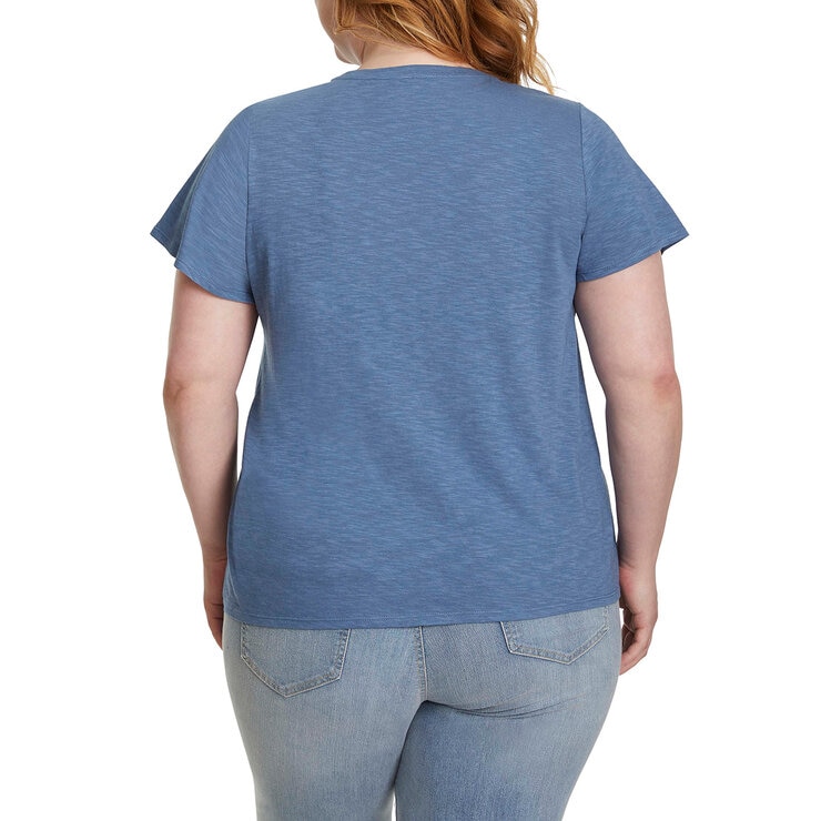 Ella Moss Blusa para Dama Azul Grande