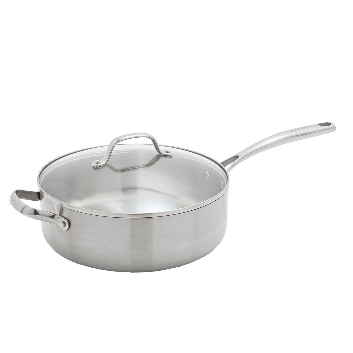 GreenPan, Sartén con Tapa de Acero Inoxidable de 4.73 L
