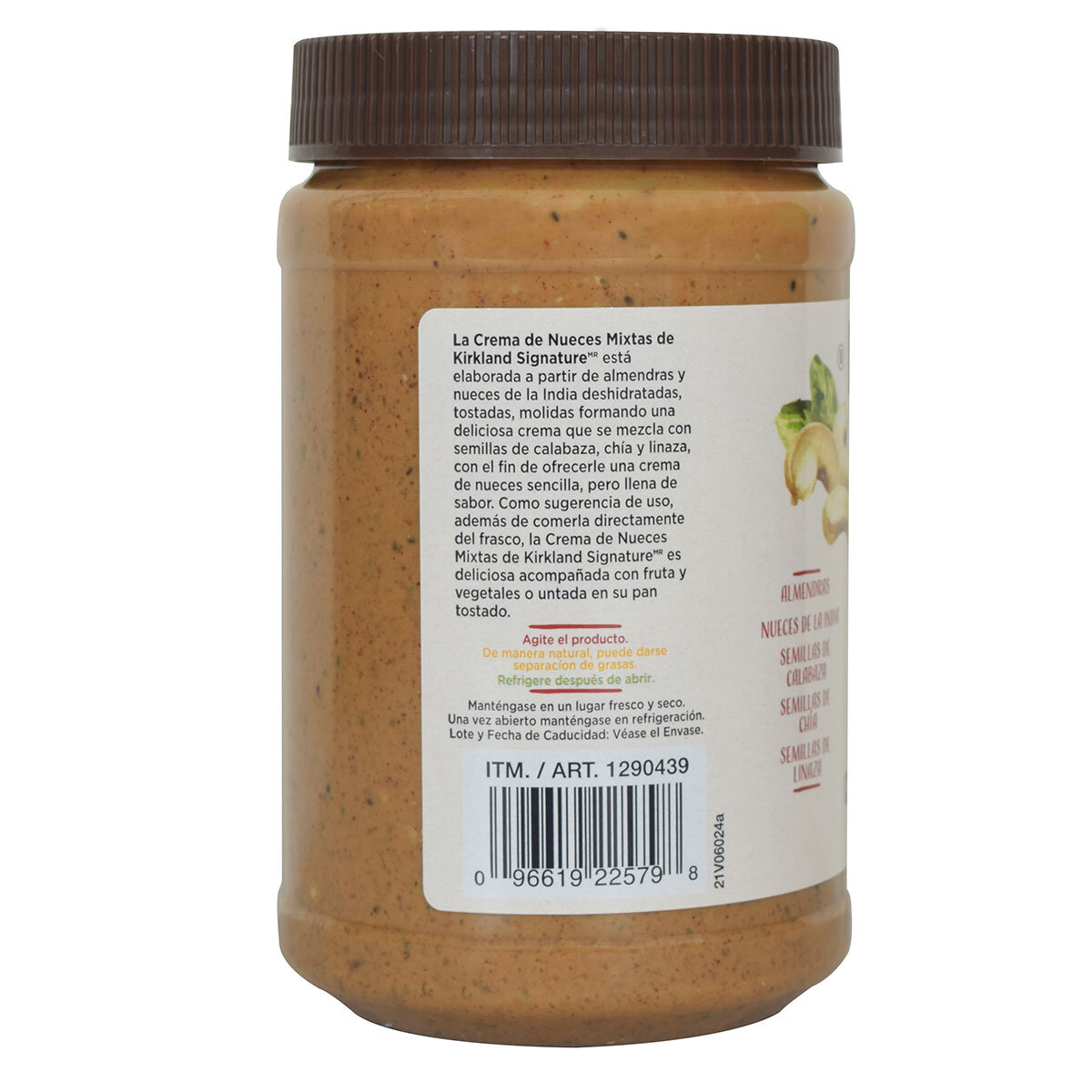 Kirkland Signature Crema de Nueces Mixtas con Semillas 765 g