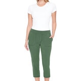 S.C. & CO Pantalones Capri para Dama Verde Grande