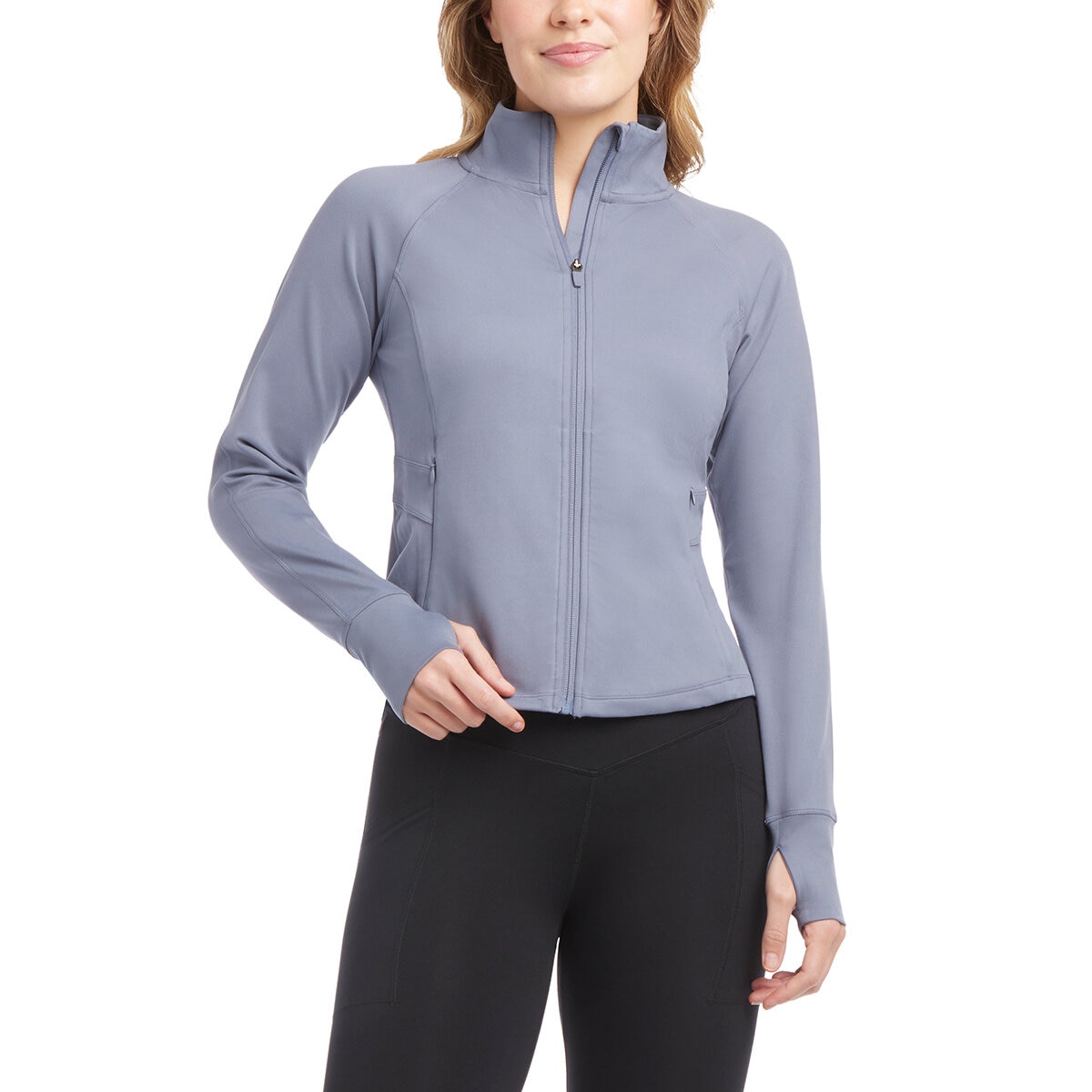 Jockey Chamarra deportiva para Dama gris grande