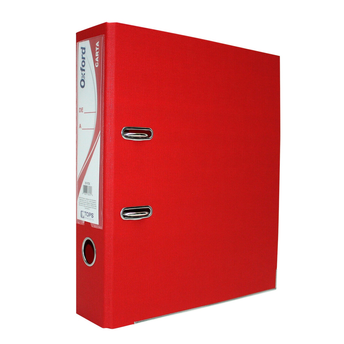 Oxford Registrador Fiscal Tamaño Carta Color Rojo 4 Piezas