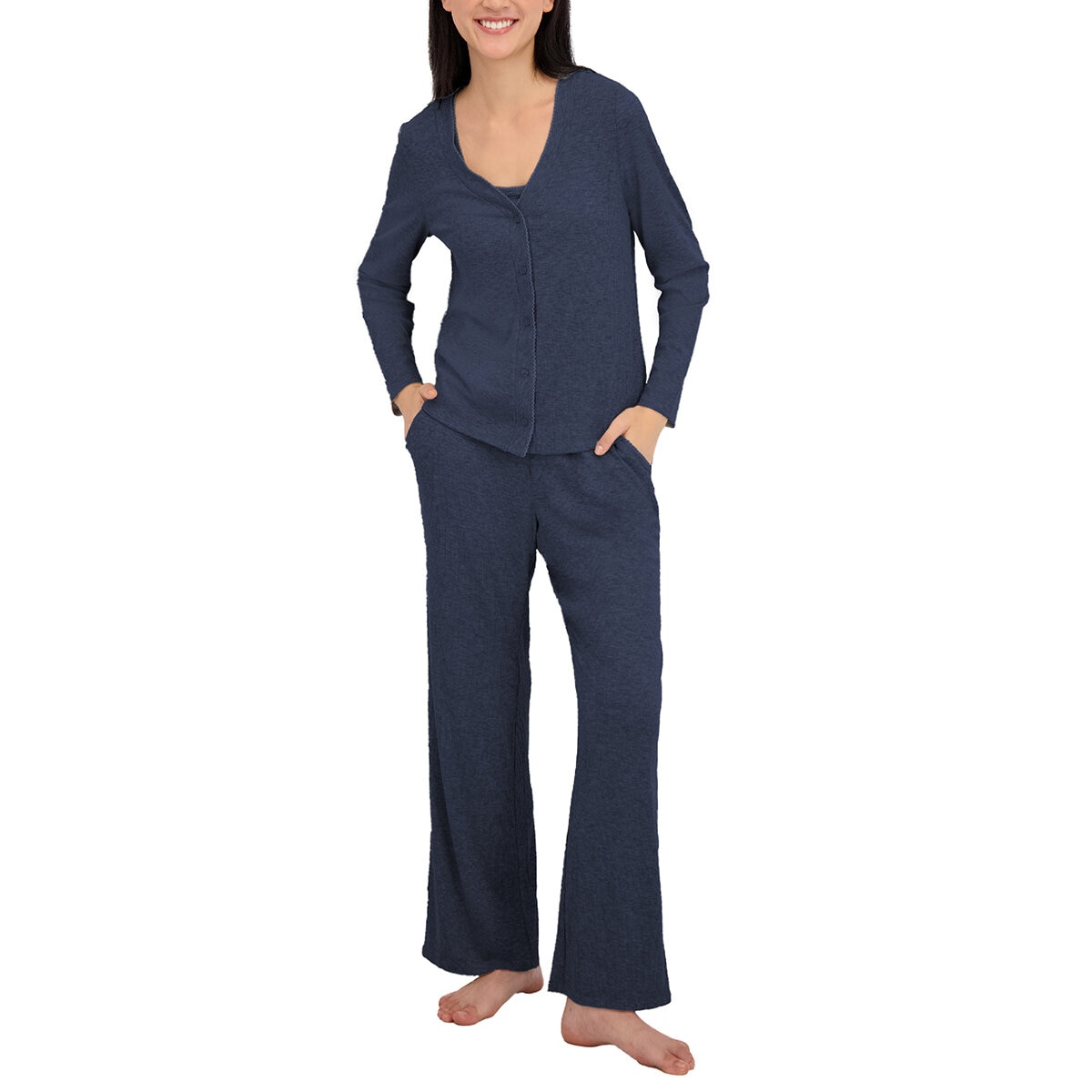 Lucky Brand Pijama para Dama Azul Mediana