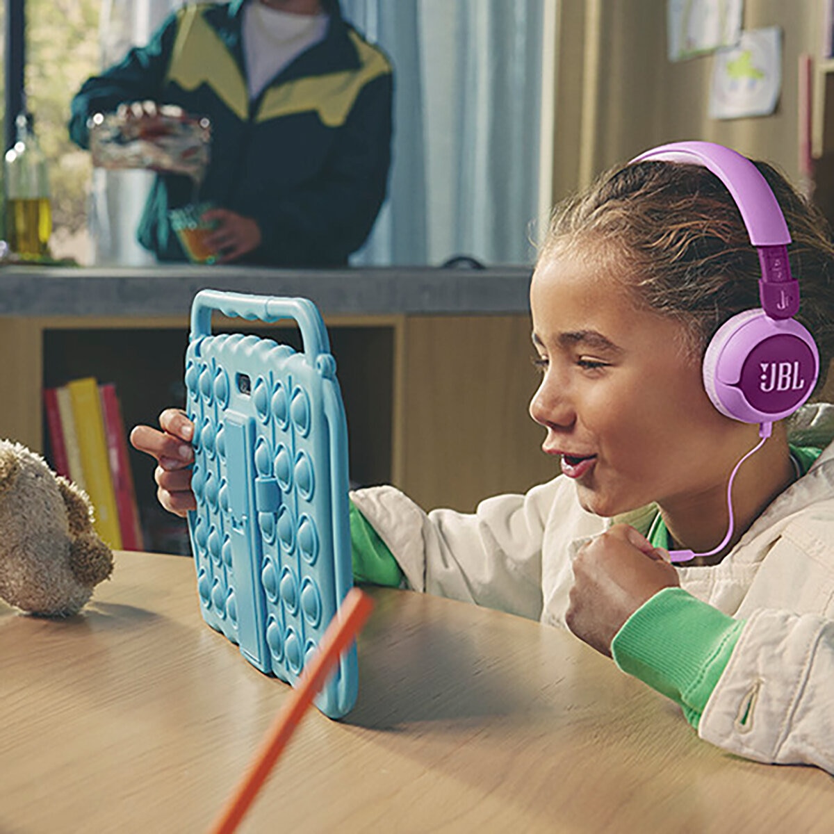 JBL Junior 320BT Audífonos Bluetooth Rosa