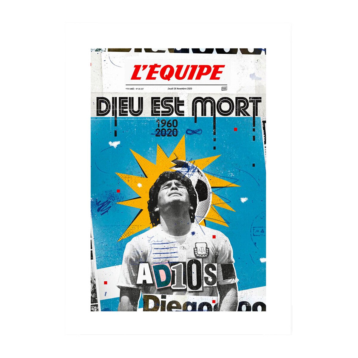 BLACK IS COLOR MARADONA