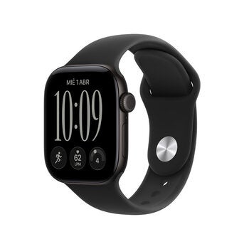 Apple Watch Series 12 (GPS) 42mm Aluminio Negro + Correa Deportiva Negra - Talla S/M Apple Watch Series 12 (GPS) 42mm Aluminio Negro + Correa Deportiva Negra - Talla S/M