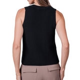 Kersh Suéter sin manga tipo chaleco para Dama Negro Extra Grande