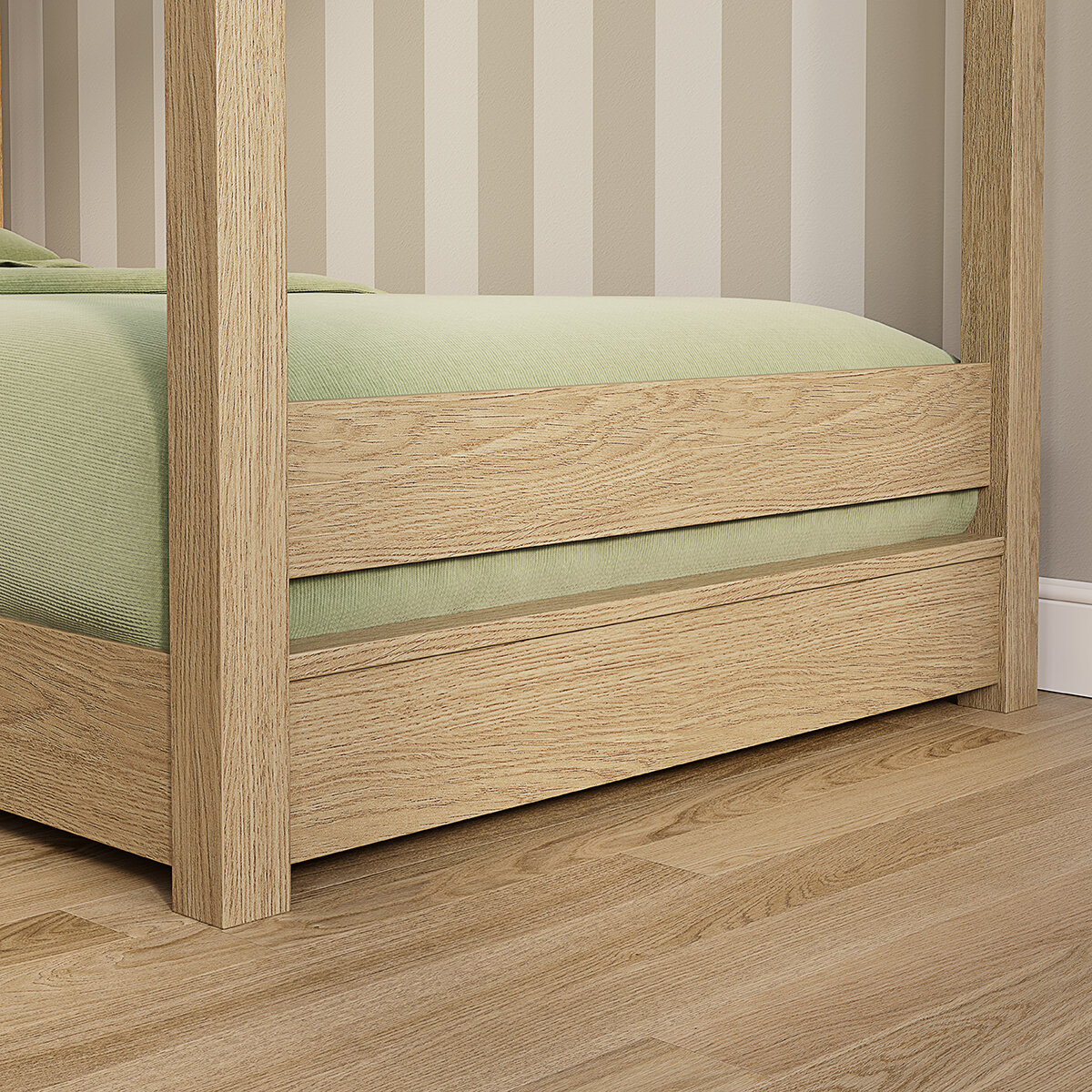 Northridge Home, Cama Individual con Dosel para Niños