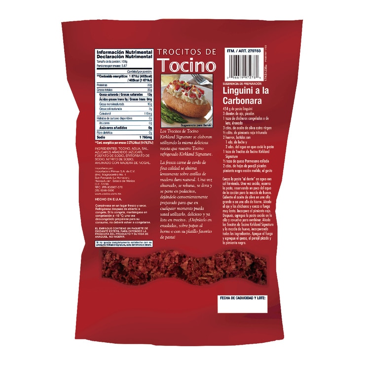 Kirkland Signature Trocitos de Tocino 567 g