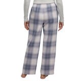 Wildfox Pantalones de Pijama Franela para Dama 2 Piezas Azul Extra Grande