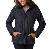 Free Country Chamarra rompevientos para Dama Negro Grande Free Country Chamarra rompevientos para Dama Negro Grande