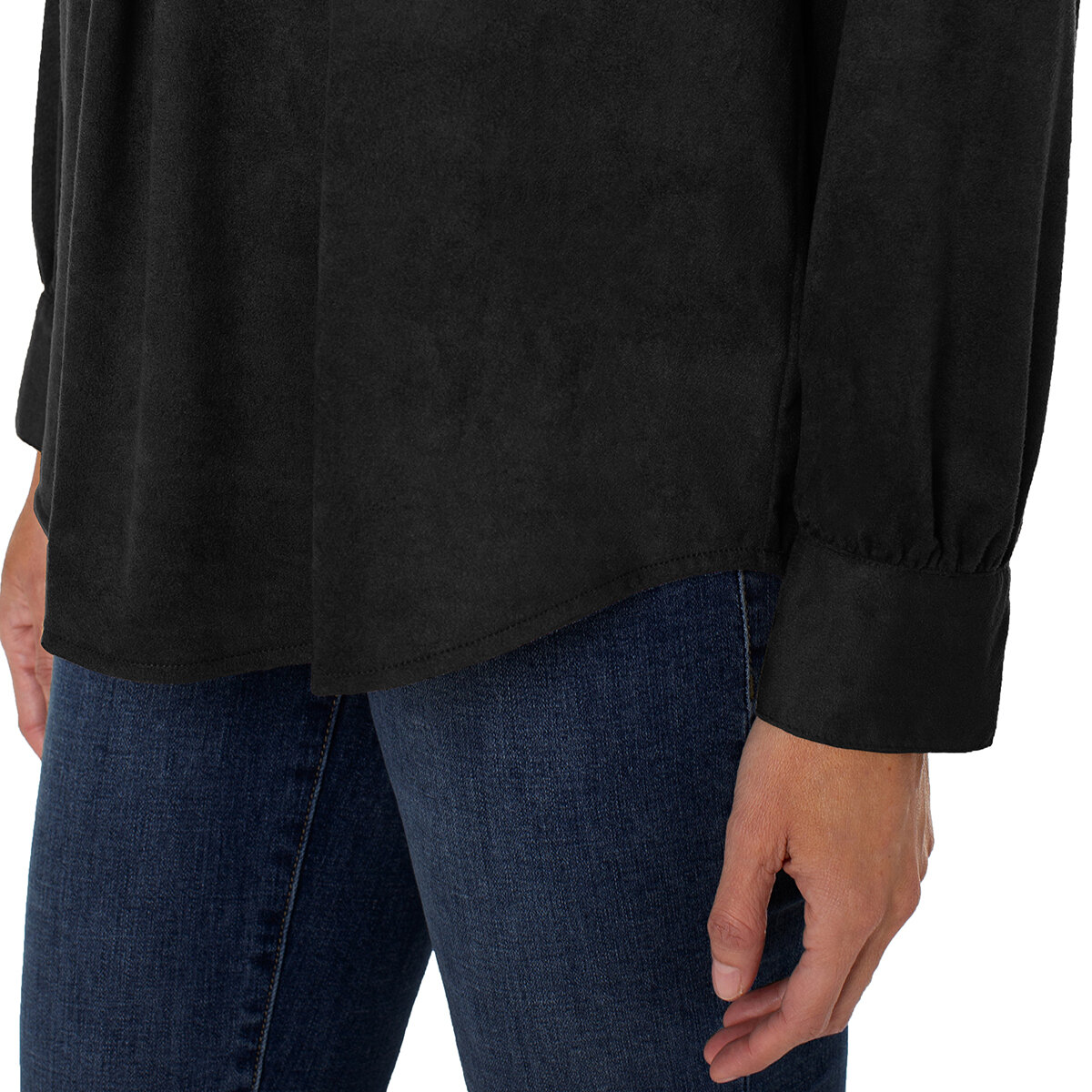 Matty M Blusa para Dama Negro Mediana
