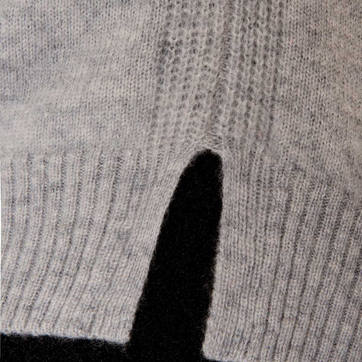 Mario Serrani Italy Suéter 100% Cashmere para Dama Gris Chica