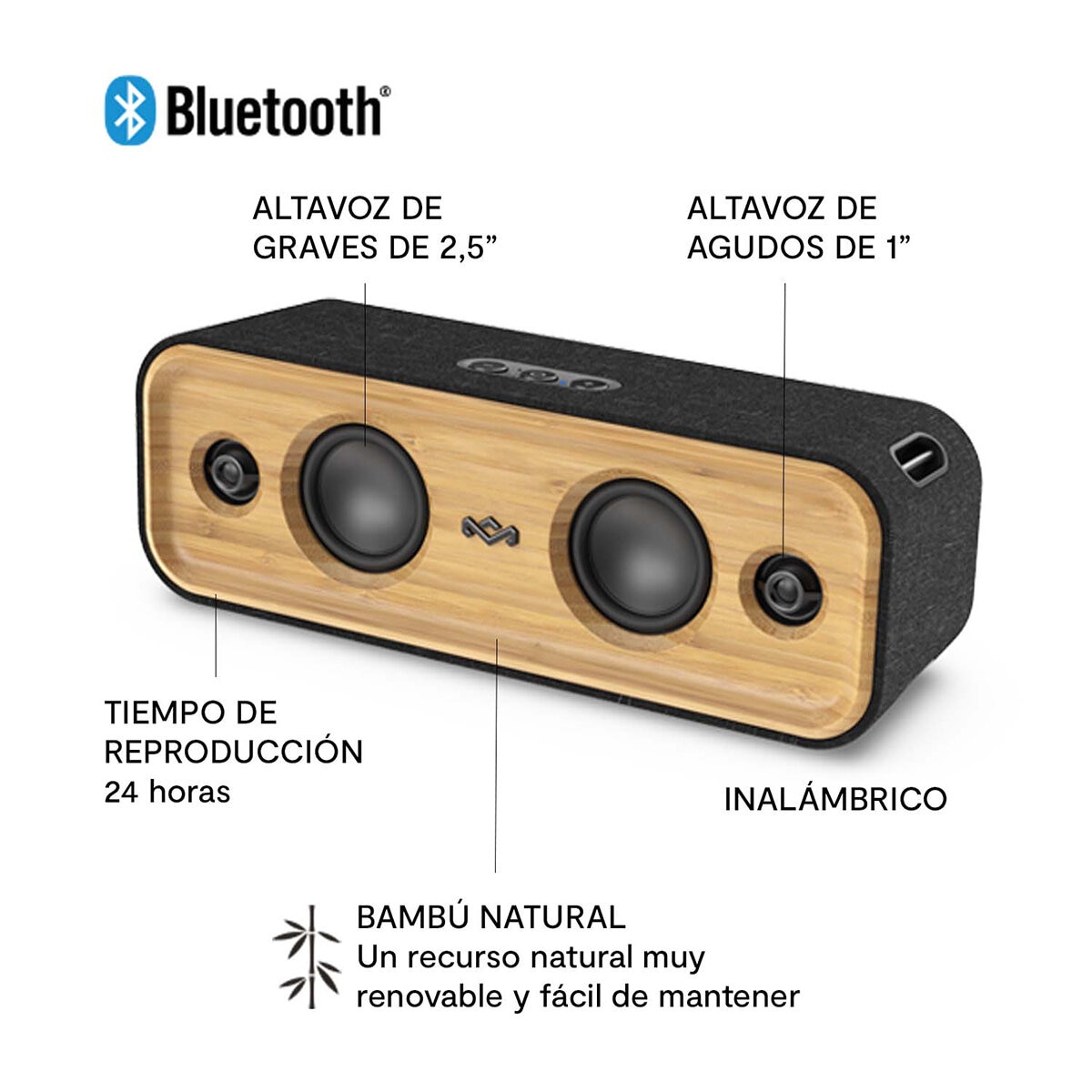 House of Marley Bocina Bluetooth Get Together 2