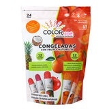 Color Ice Congeladas de Frutas 24 piezas de 44 ml c/u