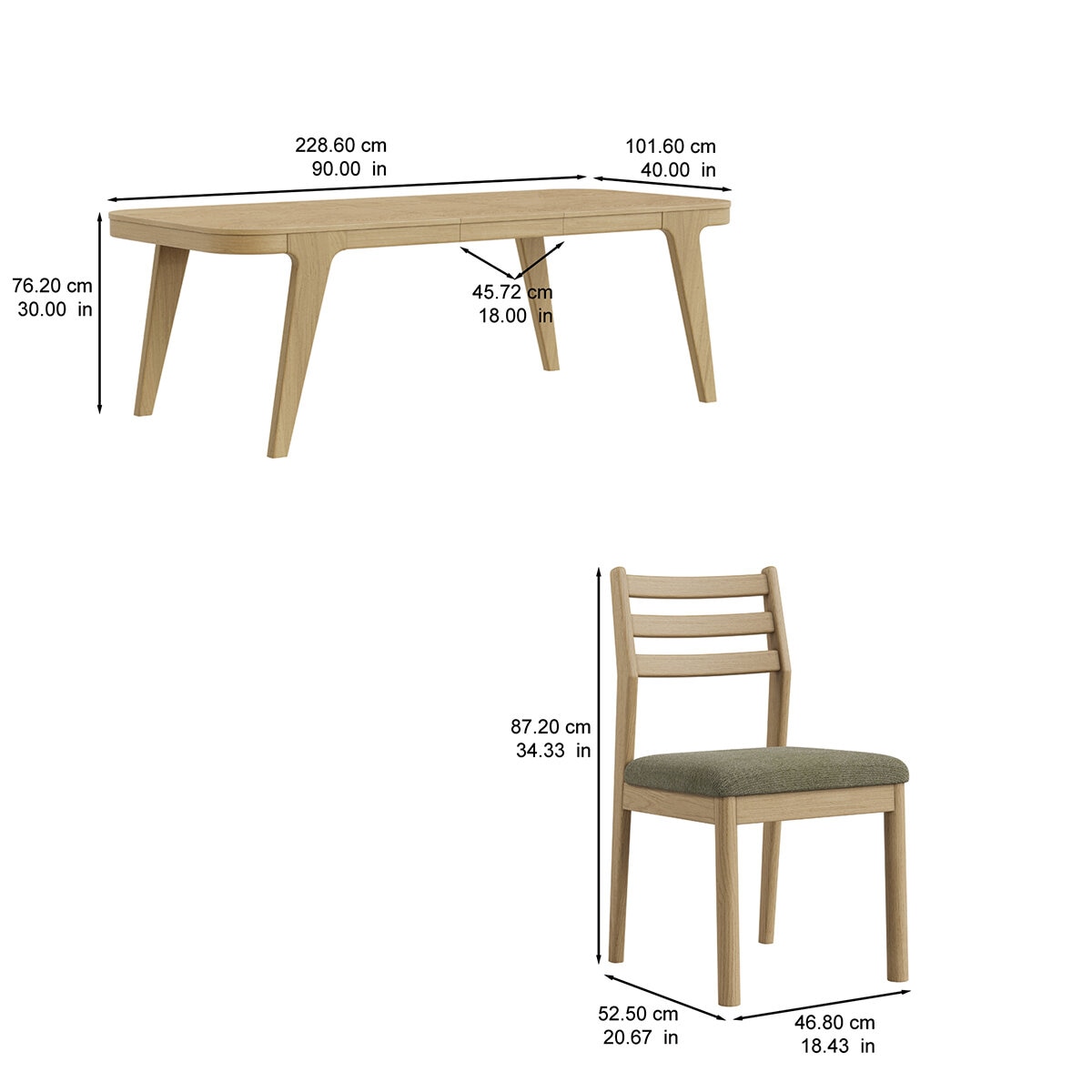 Northridge Home, Juego de Comedor de 7 Piezas