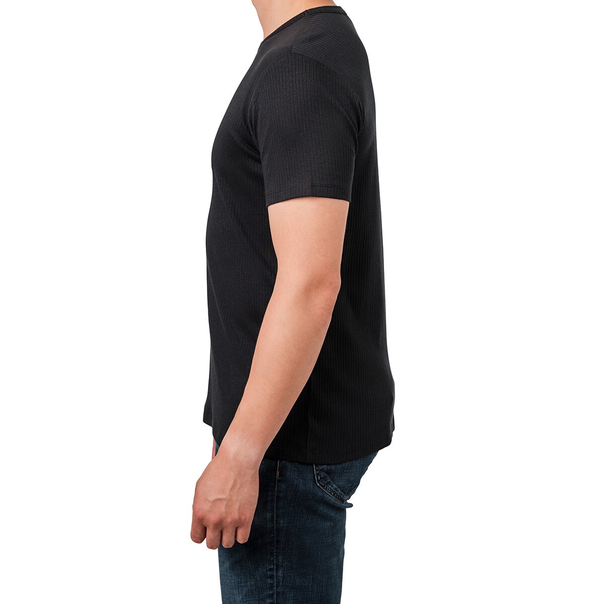 Rough Dress Playera para Caballero Negro Chica