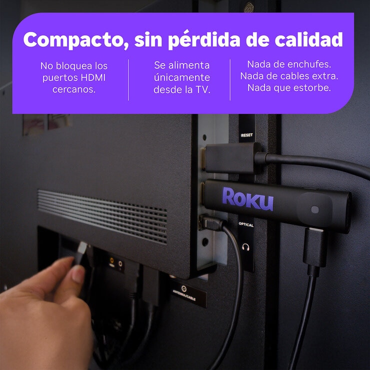 Roku Paquete de 2 Reproductores de Streaming Stick HD