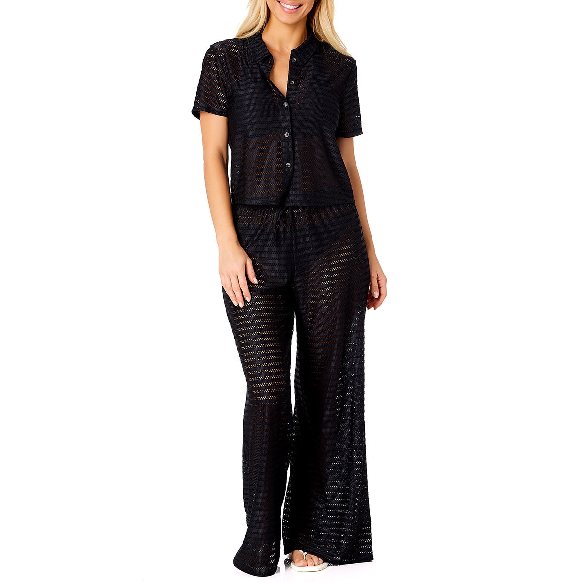 Hurley Conjunto de Playa para Dama Negro Mediana