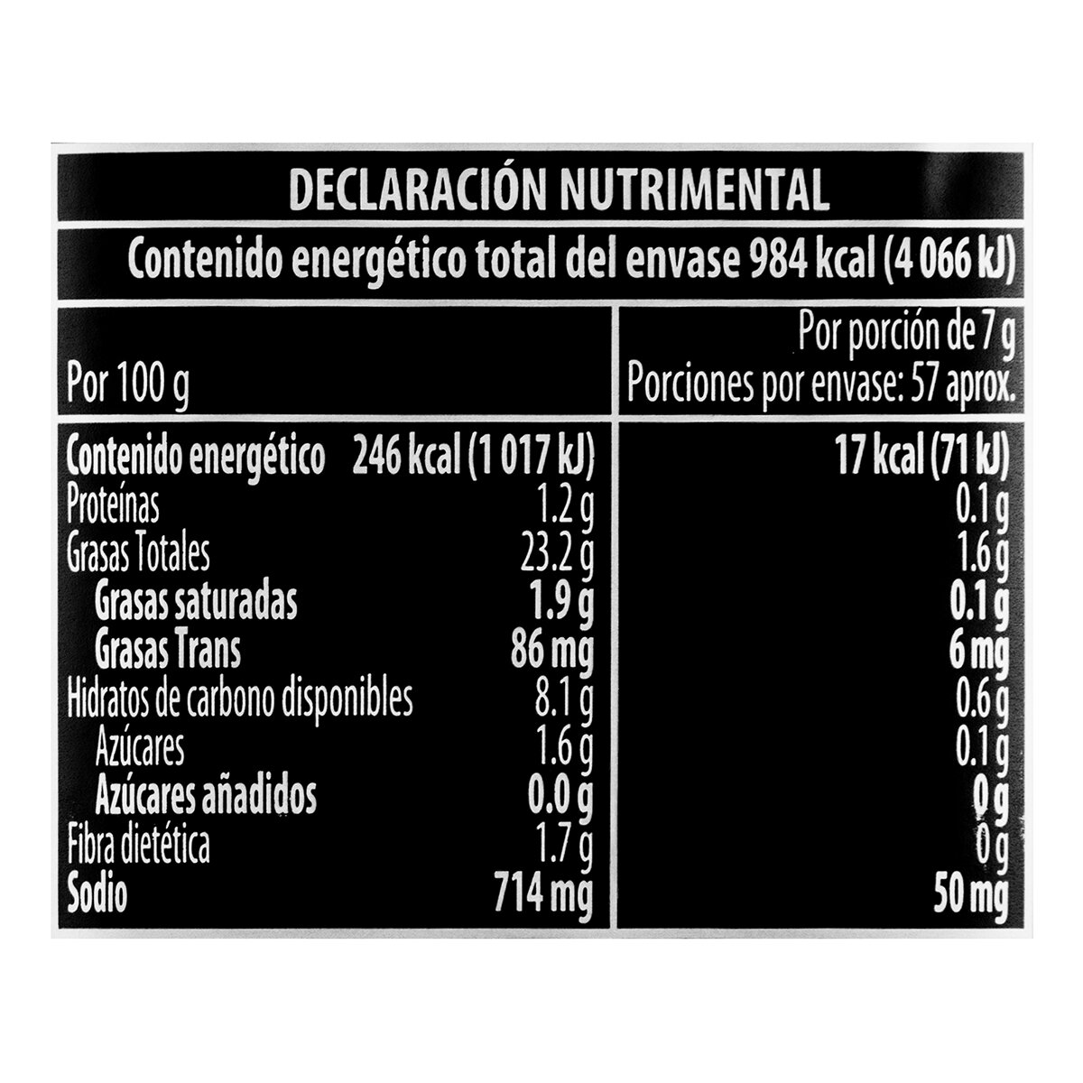 Loma Linda Salsa de Guacamole Habanero 400 g