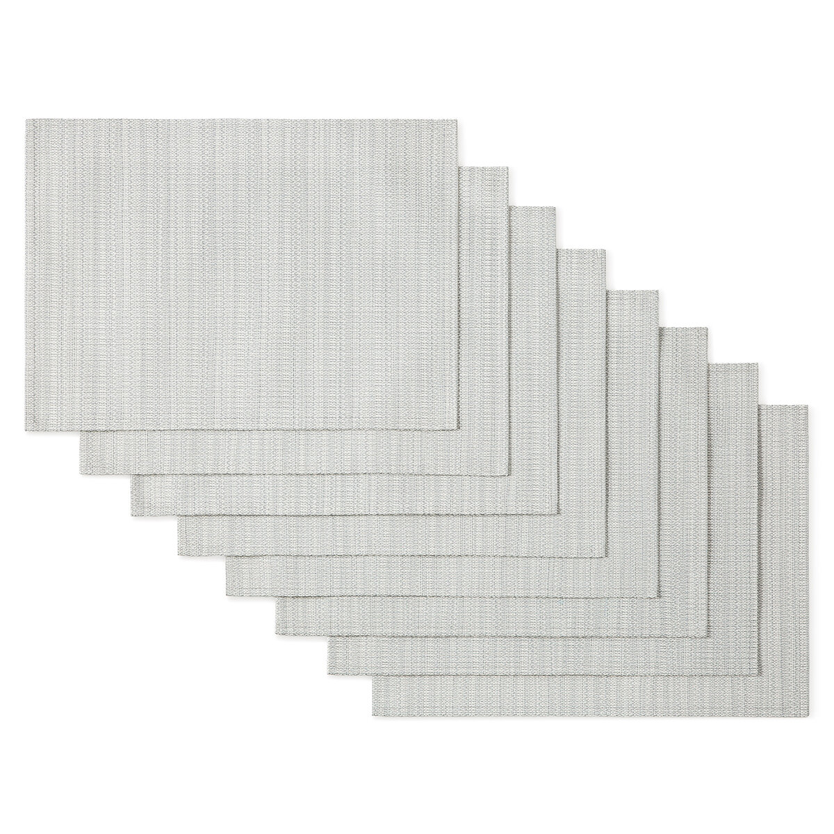 Town & Country Living, Juego de 8 Manteles Individuales, Gris