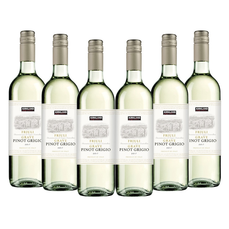 Kirkland Signature Pinot Grigio Friuli vino blanco 6 /750ml Costco México
