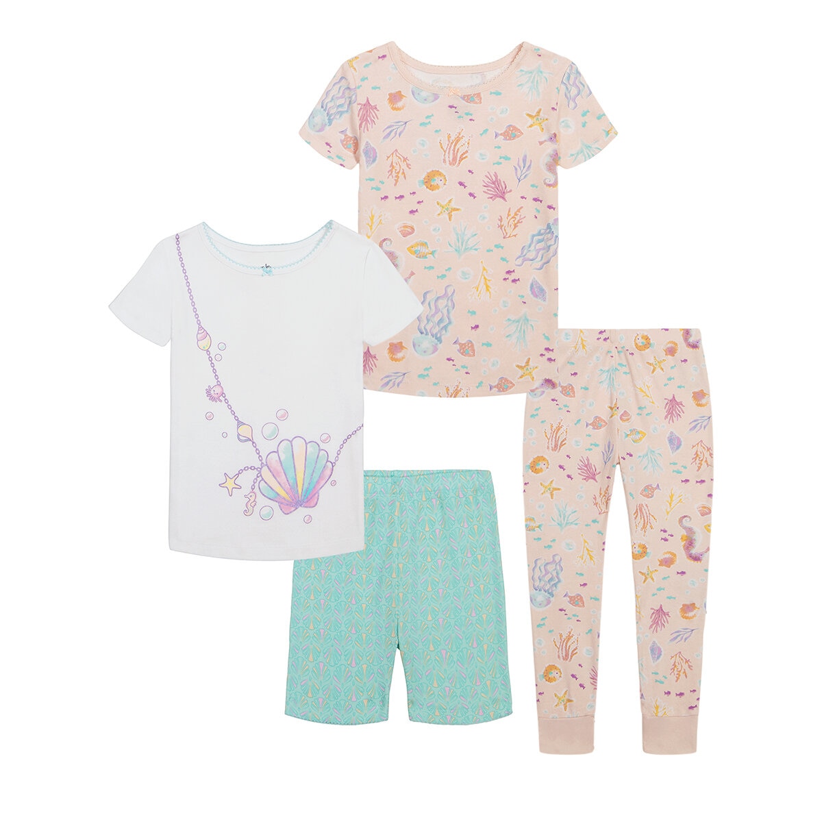 Kids Headquarters Pijama 4 piezas para Niños o Niñas Varias Tallas y Colores