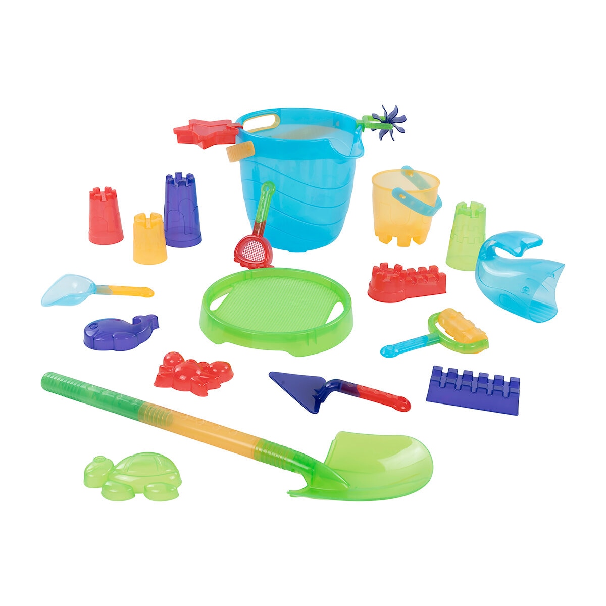 Juego de Cubetas y Moldes, 20 Pzs