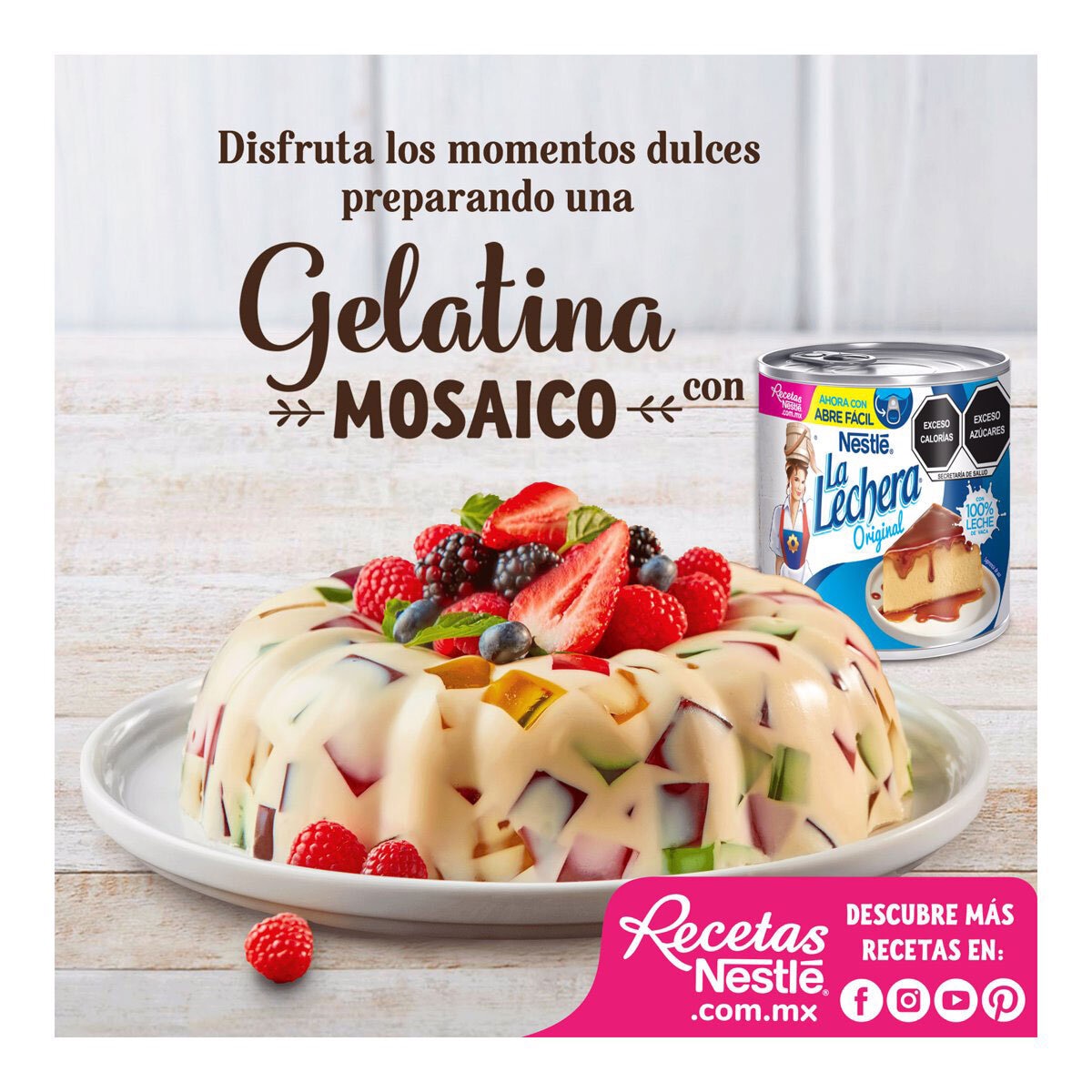 La Lechera Leche Condensada 8 pzas de 375 g