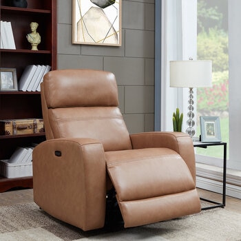 Synergy Home Furnishings, Sillón Reclinable de Piel con Sistema Eléctrico