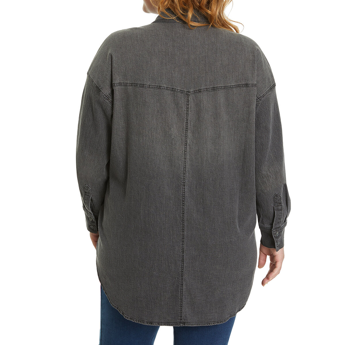 Gloria Vanderbilt Sobre camisa para Dama Gris Grande