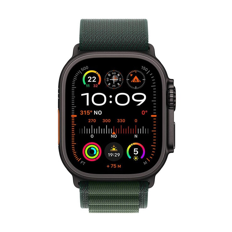 Apple Watch Ultra 2 (GPS + Cellular) Caja de titanio negro 49mm con Correa Loop Alpine Verde M Apple Watch Ultra 2 (GPS + Cellular) Caja de titanio negro 49mm con Correa Loop Alpine Verde M