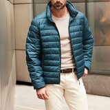 Weatherproof Chamarra empacable para Caballero Verde Extra Grande
