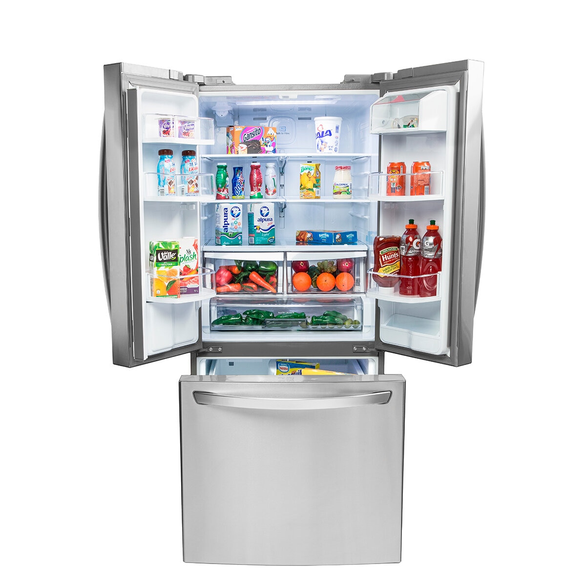 LG Refrigerador 22' French Door con Dispensador de agua