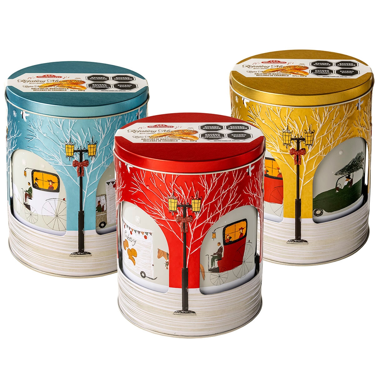 Stockmeyer Lata Musical con Galletas de Mantequilla 250 g