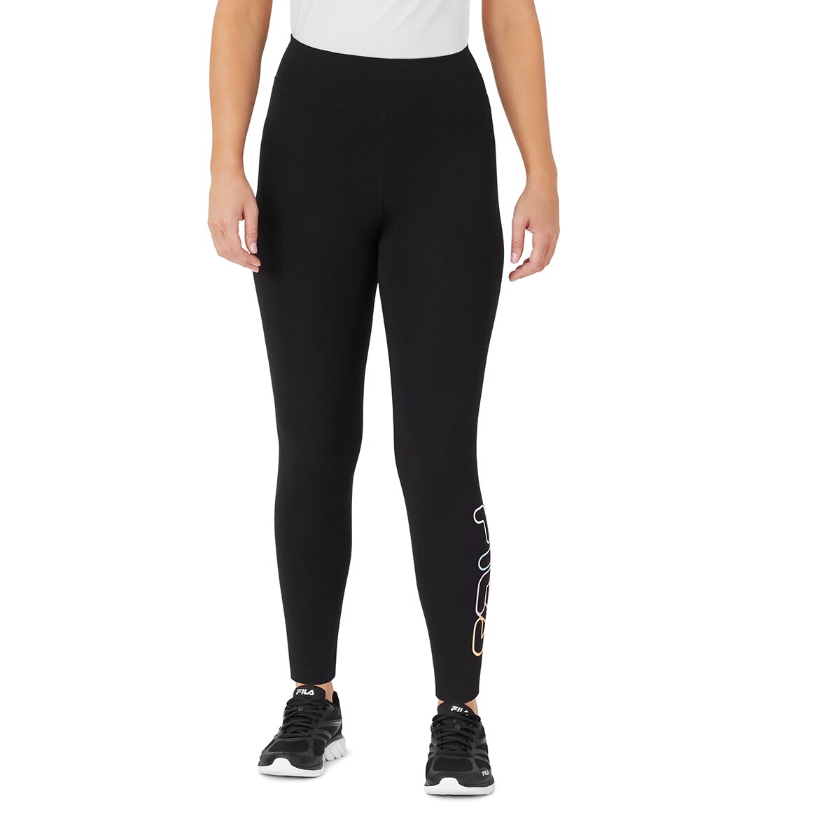 Fila, Leggings para Dama, Negro Costco México