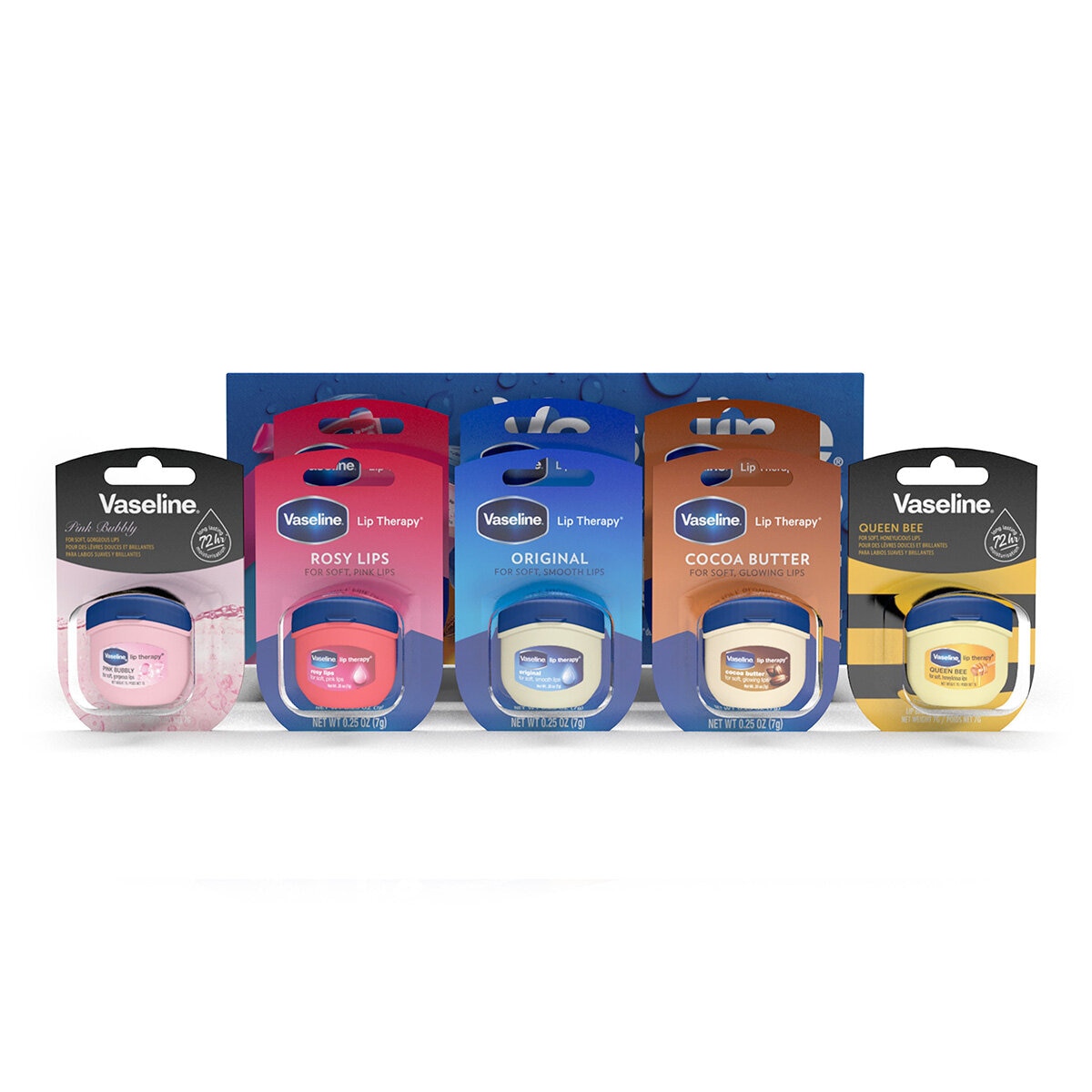 Vaseline Bálsamo para Labios 8 Mini Tarros de 7g c/u Vaseline Bálsamo para Labios 8 Mini Tarros de 7g c/u
