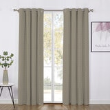 SUN + BLK Cortina con Bloqueo Total de Luz 132 cm x 241 cm Varios Colores