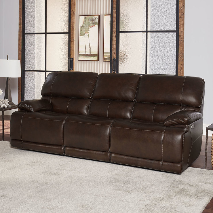Simon Li, Atlantic, Sofá Reclinable de Piel con Sistema Eléctrico