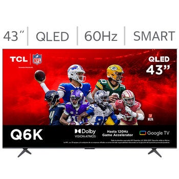 TCL Pantalla 43" QLED 4K Google TV TCL Pantalla 43" QLED 4K Google TV