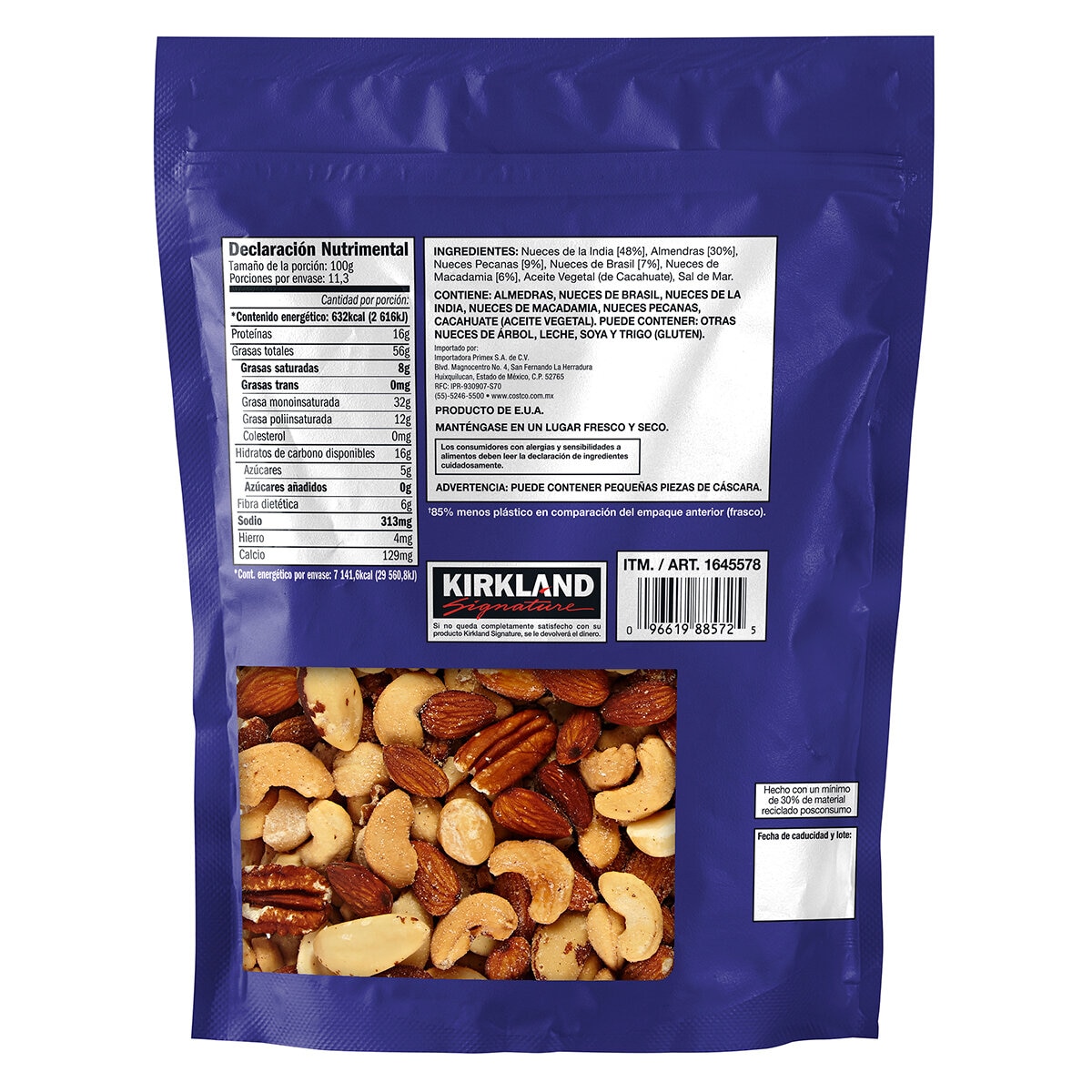 Kirkland Signature Nueces Surtidas 1.13 kg