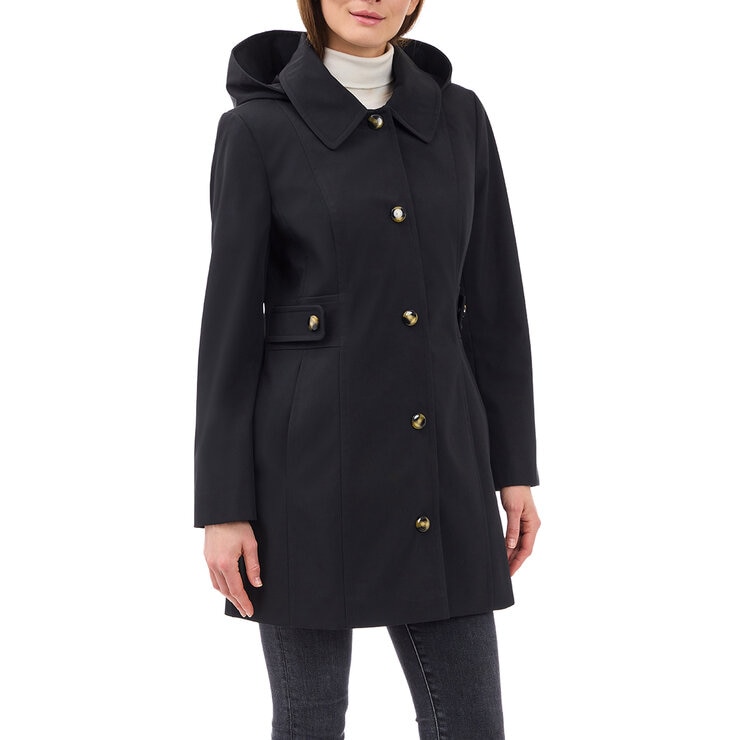 Anne Klein Chamarra para Dama Negro Extra Grande