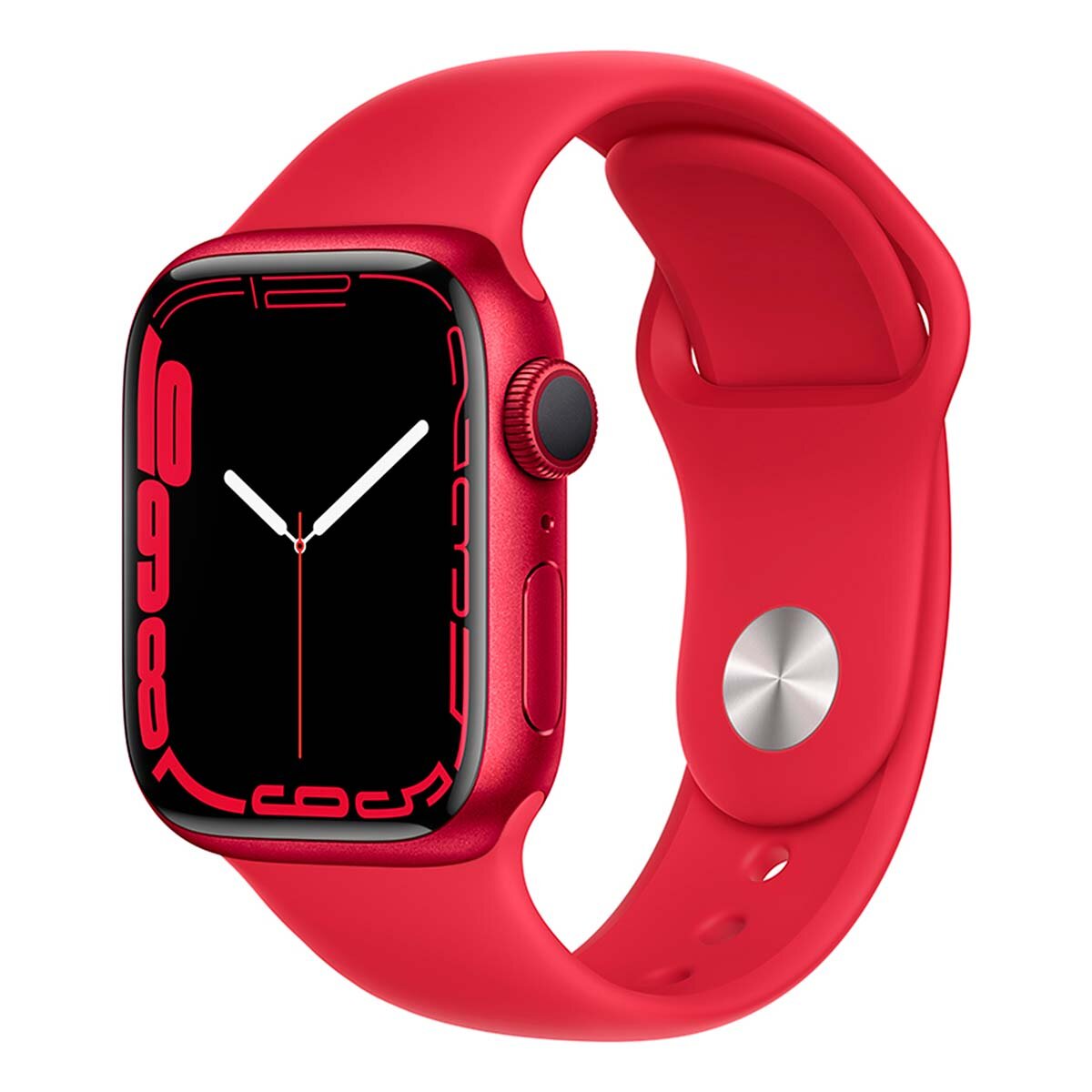 Apple Watch S7 (GPS) Caja de aluminio rojo 41mm con correa deporti