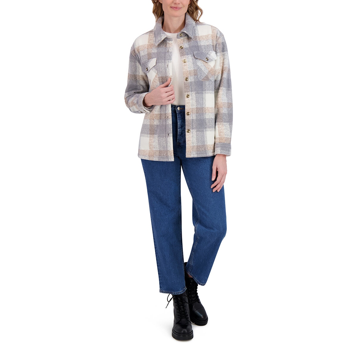 Sage Chamarra para Dama Gris Extra Grande