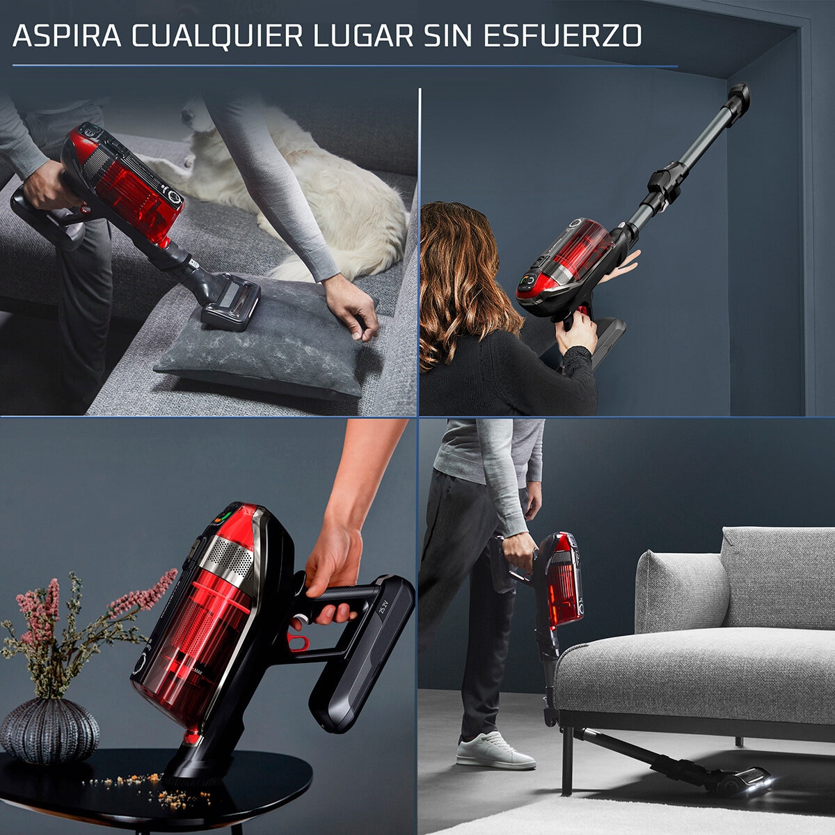 Rowenta XForce Flex 12.60 incluye cabezal Aqua Head