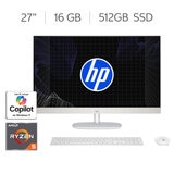 HP All-in-One 27-cr0253la 27" Full HD AMD Ryzen 5 16GB 512GB SSD HP All-in-One 27-cr0253la 27" Full HD AMD Ryzen 5 16GB 512GB SSD